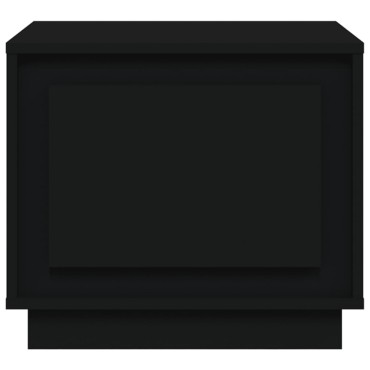 vidaXL Τραπεζάκι Σαλονιού Μαύρο 51x50x44cm από Επεξεργασμένο Ξύλο 1 τεμ.