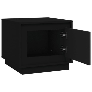 vidaXL Τραπεζάκι Σαλονιού Μαύρο 51x50x44cm από Επεξεργασμένο Ξύλο 1 τεμ.