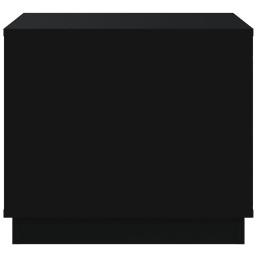 vidaXL Τραπεζάκι Σαλονιού Μαύρο 51x50x44cm από Επεξεργασμένο Ξύλο 1 τεμ.