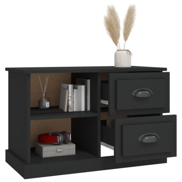 vidaXL Έπιπλο Τηλεόρασης Μαύρο 73x35,5x47,5cm Επεξεργασμένο Ξύλο