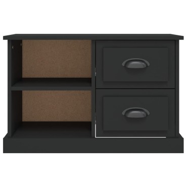 vidaXL Έπιπλο Τηλεόρασης Μαύρο 73x35,5x47,5cm Επεξεργασμένο Ξύλο