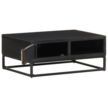 vidaXL Τραπεζάκι Σαλονιού 90x60x35cm από Μασίφ Ξύλο Μάνγκο 1 τεμ.