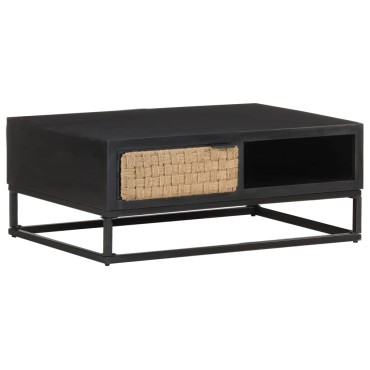 vidaXL Τραπεζάκι Σαλονιού 90x60x35cm από Μασίφ Ξύλο Μάνγκο 1 τεμ.