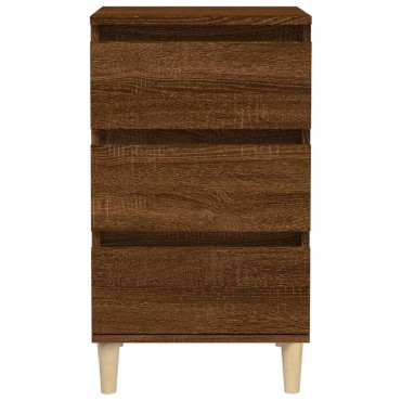 vidaXL Κομοδίνο Καφέ δρυς 40x35x70cm από Επεξεργασμένο Ξύλο 1 τεμ.