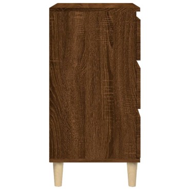 vidaXL Κομοδίνο Καφέ δρυς 40x35x70cm από Επεξεργασμένο Ξύλο 1 τεμ.