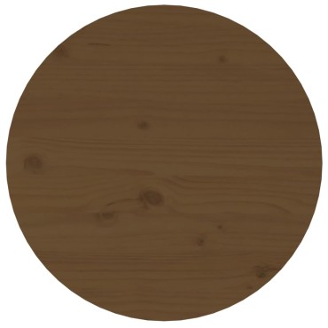vidaXL Τραπεζάκι Σαλονιού Καφέ Μελί 45x40cm Μασίφ Ξύλο Πεύκου 1 τεμ.