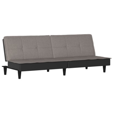 vidaXL Καναπές Κρεβάτι Taupe Υφασμάτινος 200x100x33cm 1 τεμ. Γωνιακός