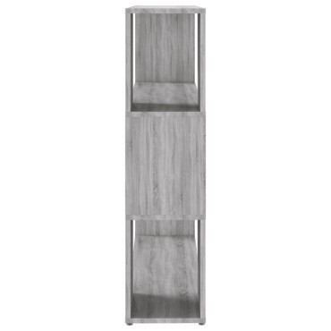 vidaXL Βιβλιοθήκη/Διαχωριστικό Χώρου Γκρι Sonoma 100x24x94cm 1 τεμ.