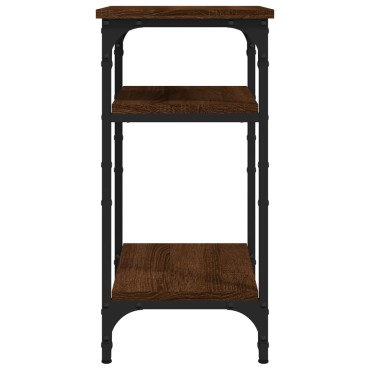 vidaXL Βοηθητικό Τραπέζι Καφέ Δρυς 35x30x60cm Επεξεργασμένο Ξύλο 1 τεμ.