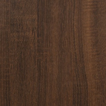 vidaXL Βοηθητικό Τραπέζι Καφέ Δρυς 35x30x60cm Επεξεργασμένο Ξύλο 1 τεμ.