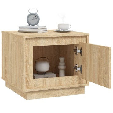 vidaXL Τραπεζάκι Σαλονιού Sonoma Δρυς 51x50x44cm Επεξεργασμένο Ξύλο 1 τεμ.