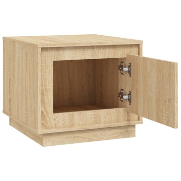 vidaXL Τραπεζάκι Σαλονιού Sonoma Δρυς 51x50x44cm Επεξεργασμένο Ξύλο 1 τεμ.