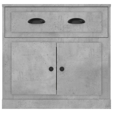 vidaXL Μπουφές Γκρι Σκυροδέματος 70x35,5x67,5cm Επεξεργασμένο Ξύλο 1 τεμ.