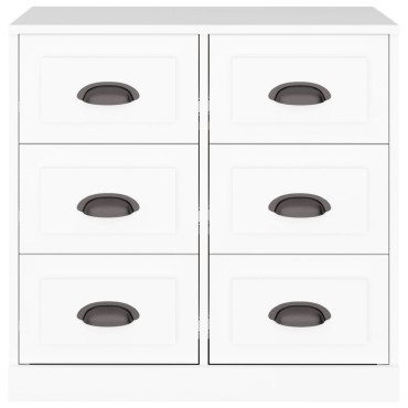 vidaXL Ντουλάπι Λευκό 70x35,5x67,5cm από Επεξεργασμένο Ξύλο 1 τεμ.