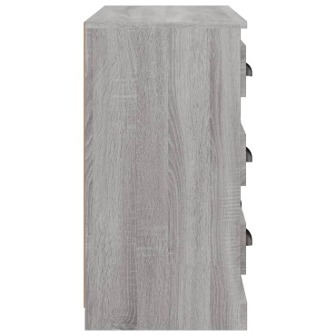 vidaXL Μπουφές Γκρι Sonoma 70x35,5x67,5cm από Επεξεργασμένο Ξύλο 1 τεμ.