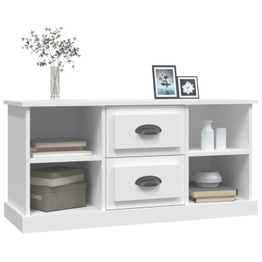 vidaXL Έπιπλο Τηλεόρασης Λευκό 99,5x35,5x48cm Επεξεργασμένο Ξύλο