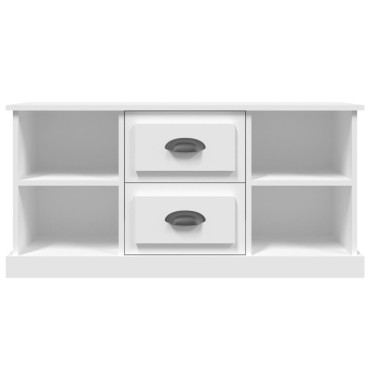 vidaXL Έπιπλο Τηλεόρασης Λευκό 99,5x35,5x48cm Επεξεργασμένο Ξύλο