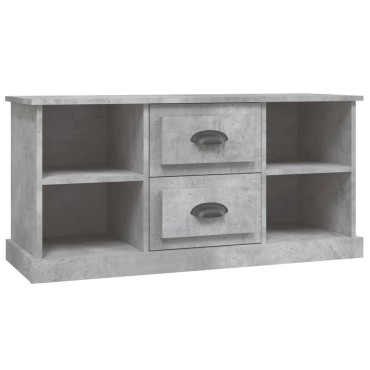 vidaXL Έπιπλο Τηλεόρασης Γκρι Σκυρ. 99,5x35,5x48cm Επεξ. Ξύλο