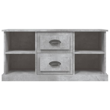 vidaXL Έπιπλο Τηλεόρασης Γκρι Σκυρ. 99,5x35,5x48cm Επεξ. Ξύλο