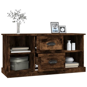 vidaXL Έπιπλο Τηλεόρασης Καπνιστή Δρυς 99,5x35,5x48cm Επεξ. Ξύλο