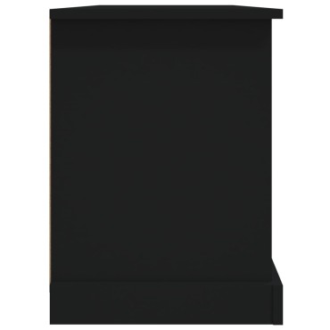 vidaXL Έπιπλο Τηλεόρασης Μαύρο 99,5x35,5x48cm Επεξ. Ξύλο