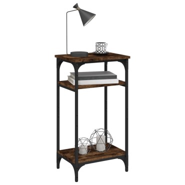 vidaXL Βοηθητικό Τραπέζι Καπνιστή Δρυς 40x30x75cm Επεξεργασμένο Ξύλο 1 τεμ.