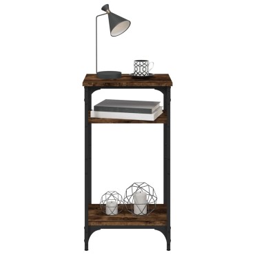 vidaXL Βοηθητικό Τραπέζι Καπνιστή Δρυς 40x30x75cm Επεξεργασμένο Ξύλο 1 τεμ.