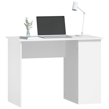 vidaXL Γραφείο Λευκό 100x55x75cm από Επεξεργασμένο Ξύλο 1 τεμ.