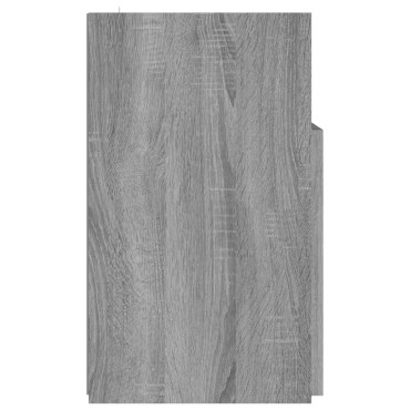vidaXL Έπιπλο Τηλεόρασης με LED Γκρι Sonoma 120x30x50cm