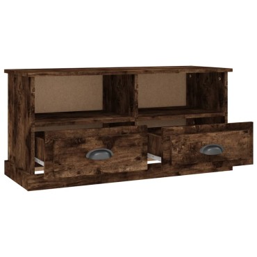 vidaXL Έπιπλο Τηλεόρασης Καπνιστή Δρυς 93x35,5x45cm Επεξ. Ξύλο