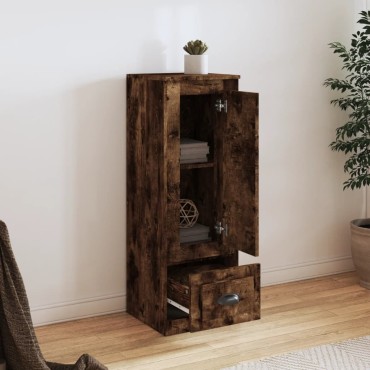 vidaXL Ντουλάπα Καπνιστή δρυς 36x35,5x103,5cm από Επεξεργασμένο Ξύλο 1 τεμ.