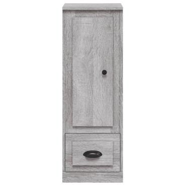 vidaXL Ντουλάπι Γκρι sonoma 36x35,5x103,5cm από Επεξεργασμένο Ξύλο 1 τεμ.