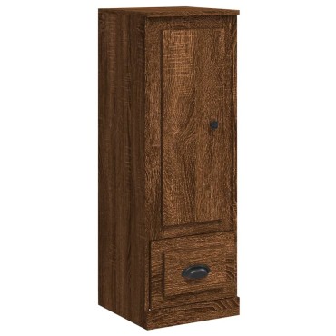 vidaXL Ντουλάπι Καφέ δρυς 36x35,5x103,5cm από Επεξεργασμένο Ξύλο 1 τεμ.