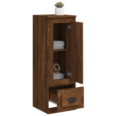 vidaXL Ντουλάπι Καφέ δρυς 36x35,5x103,5cm από Επεξεργασμένο Ξύλο 1 τεμ.