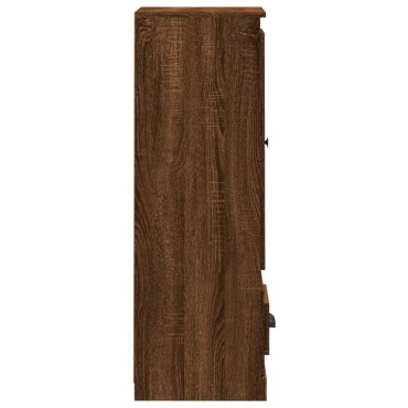 vidaXL Ντουλάπι Καφέ δρυς 36x35,5x103,5cm από Επεξεργασμένο Ξύλο 1 τεμ.