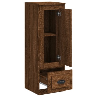 vidaXL Ντουλάπι Καφέ δρυς 36x35,5x103,5cm από Επεξεργασμένο Ξύλο 1 τεμ.
