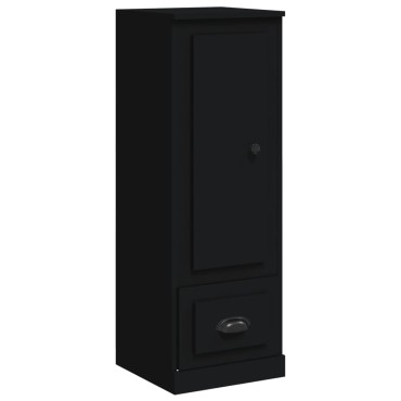 vidaXL Ντουλάπι Μαύρο 36x35,5x103,5cm από Επεξεργασμένο Ξύλο 1 τεμ.