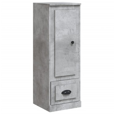 vidaXL Ντουλάπι Γκρι Σκυροδέματος 36x35,5x103,5cm Επεξεργασμένο Ξύλο 1 τεμ.