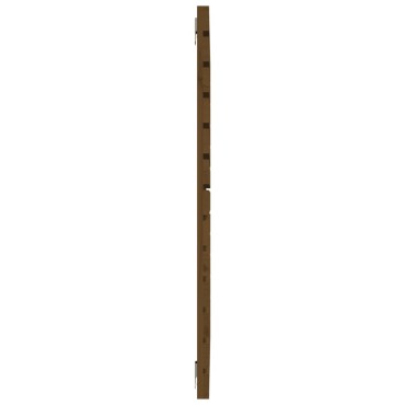 vidaXL Κεφαλάρι Τοίχου Μελί 141x3x91,5cm από Μασίφ Ξύλο Πεύκου 1 τεμ.