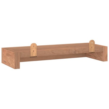 vidaXL Ράφια Τοίχου 2 τεμ. 40x15x6cm από Μασίφ Ξύλο Teak