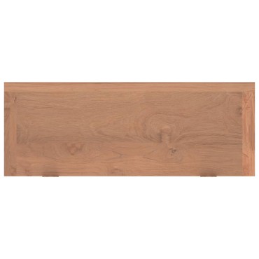 vidaXL Ράφια Τοίχου 2 τεμ. 40x15x6cm από Μασίφ Ξύλο Teak