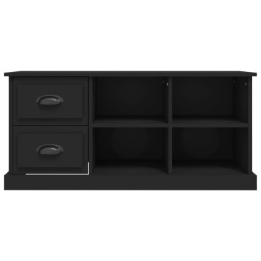 vidaXL Έπιπλο Τηλεόρασης Μαύρο 102x35,5x47,5cm Επεξεργασμένο Ξύλο