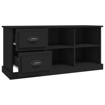 vidaXL Έπιπλο Τηλεόρασης Μαύρο 102x35,5x47,5cm Επεξεργασμένο Ξύλο
