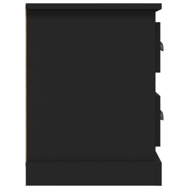 vidaXL Έπιπλο Τηλεόρασης Μαύρο 102x35,5x47,5cm Επεξεργασμένο Ξύλο