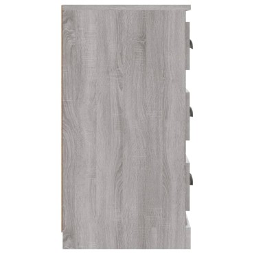 vidaXL Μπουφές Γκρι Sonoma 70x35,5x67,5cm από Επεξεργασμένο Ξύλο 1 τεμ.