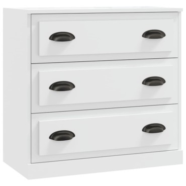 vidaXL Ντουλάπι Λευκό 70x35,5x67,5cm από Επεξεργασμένο Ξύλο 1 τεμ.