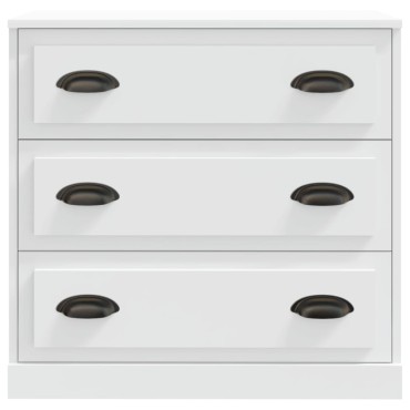 vidaXL Ντουλάπι Λευκό 70x35,5x67,5cm από Επεξεργασμένο Ξύλο 1 τεμ.