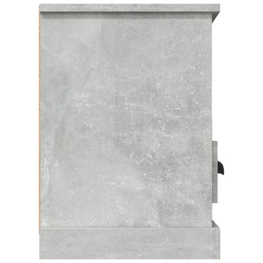 vidaXL Έπιπλο Τηλεόρασης Γκρι Σκυροδέματος 100x35x50cm Επεξ. Ξύλο
