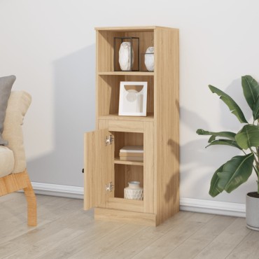 vidaXL Ντουλάπι Sonoma δρυς 36x35,5x103,5cm από Επεξεργασμένο Ξύλο 1 τεμ.