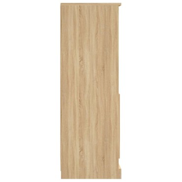vidaXL Ντουλάπι Sonoma δρυς 36x35,5x103,5cm από Επεξεργασμένο Ξύλο 1 τεμ.